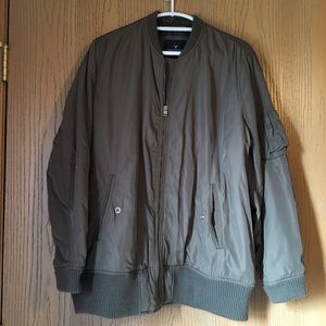 Army green XL American Eagle bomber jacket